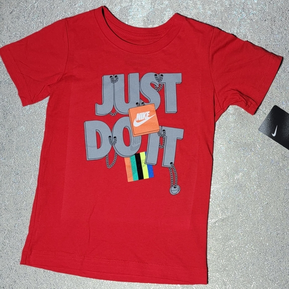 Nike Other - NWT NIKE University Red Just Do It Logo Boys Size 7 T-shirt